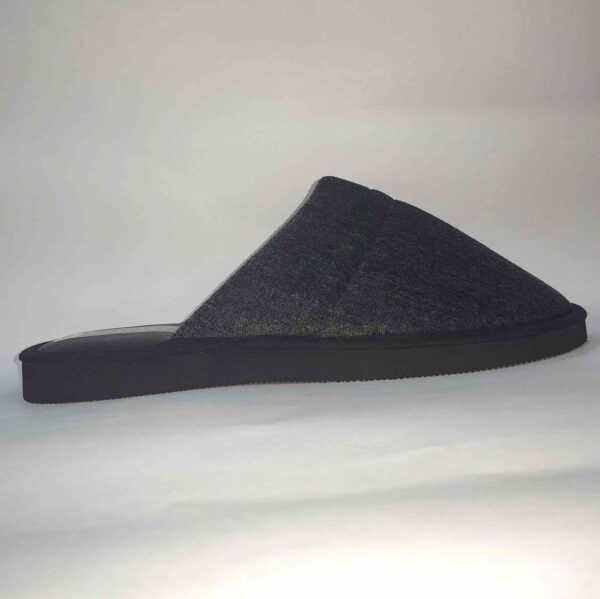 Pantuflas de pana clasicas  para hombre reforzadas gris