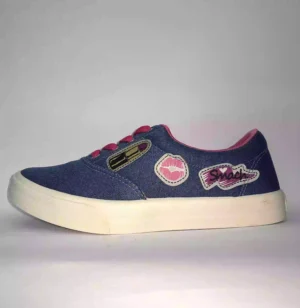 Zapatillas de Lona Mujer Namoro Urbanas Skate Jean y Negro