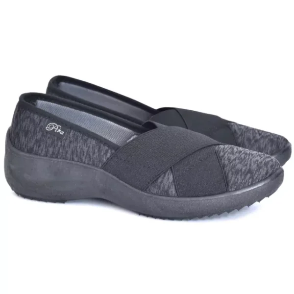 Zapatillas estilo alpargatas de lycra elastico cruzado para mujer