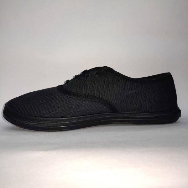 Zapatillas Panchitas Náuticas Deli Mujer Lona negras