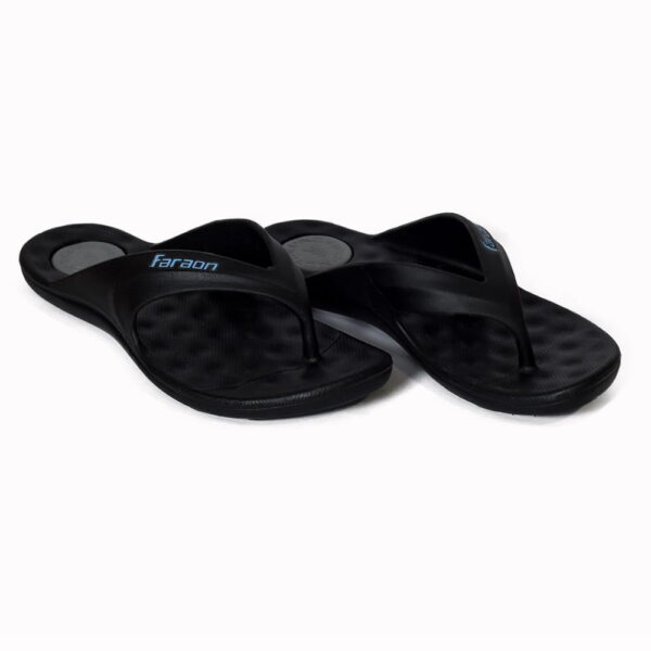 ojotas chinelas de mujer inyectadas anatomicas color negro marca faraon antideslisante