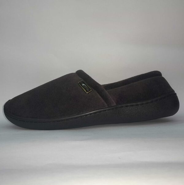 Pantuflas hornitos de pana acolchonadas para caballero hombre azul y gris apto lavaropa suela de pvc antideslizante