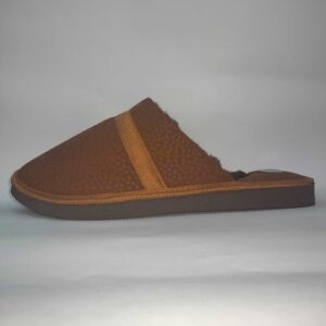 Pantuflas de eco cuero para hombre oxido carpincho sintetico