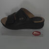 Suecos de cuero con doble velcro