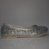 Ballerinas Pians Brillantes Dorado Plateado Zapatos Baile con moño