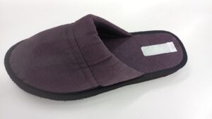 Pantuflas de Corderoy gris