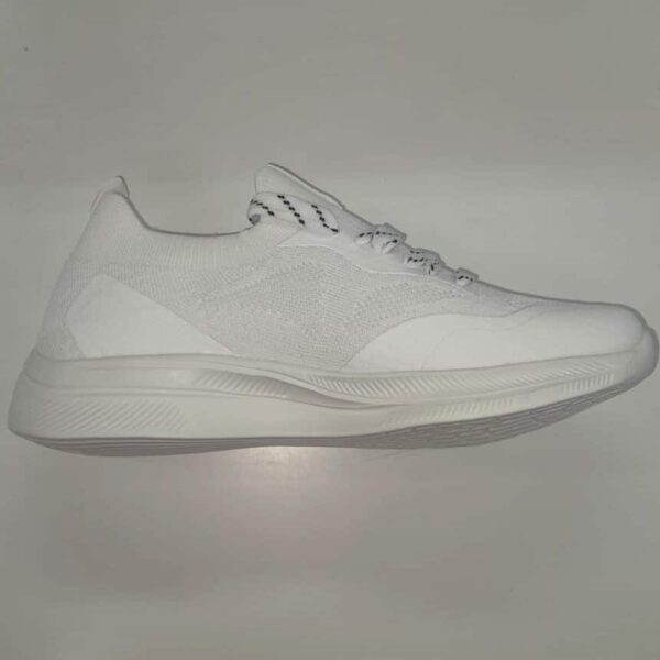 Zapatillas de Tela Superlivianas con Cordones – Gowell – Negras y Blancas – Talles 35 al 40