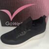 Zapatillas de Tela Superlivianas con Cordones – Gowell – Negras y Blancas – Talles 35 al 40