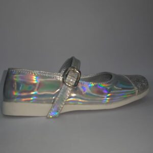 Guillerminas Eco Cuero simil charol espejado  Hebilla Puntera Reforzada Brillante