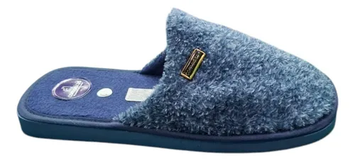 Pantuflas Hombre Comoditas Celeste – Livianas, Abrigadas y Baratas